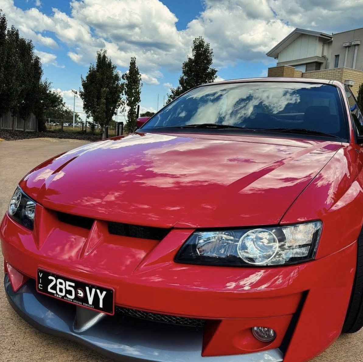 Red Car Detail